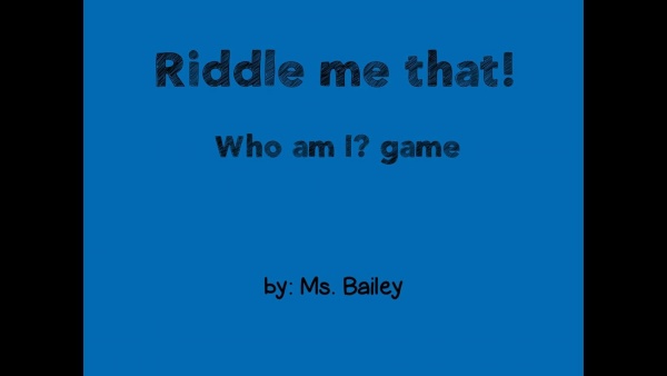 Riddle Me That - Animals